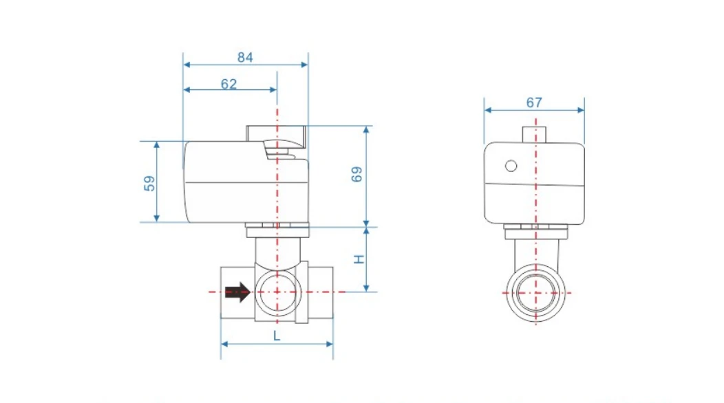 What is the working principle of the electric ball valve?