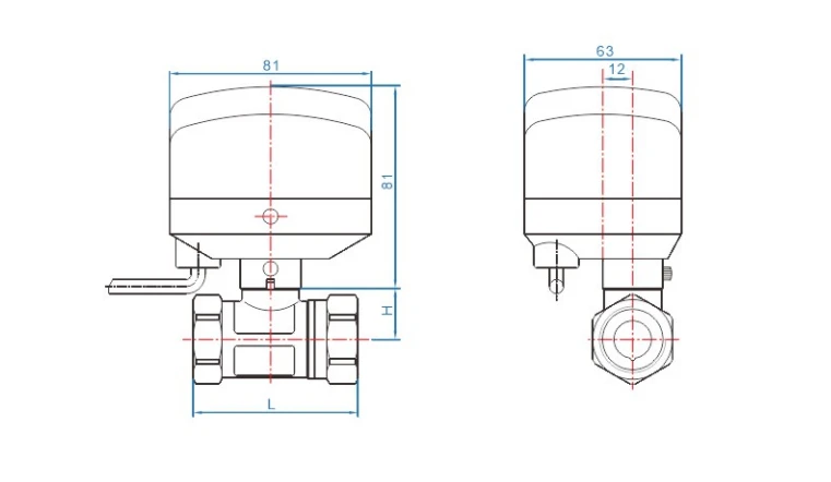 motorized electric ball valve