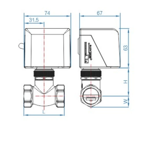 Switch type electric valve Switch type electric valve