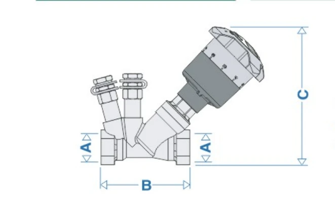 Static flow balancing valve Static flow balancing valve