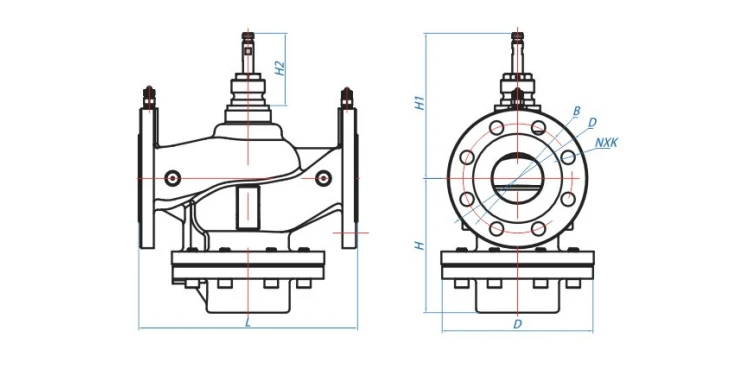 Dynamic balancing electric valve