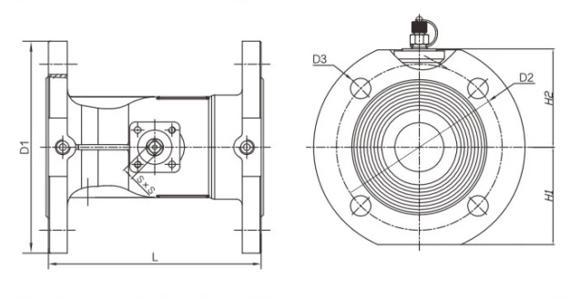 2 Motorized Ball Valve