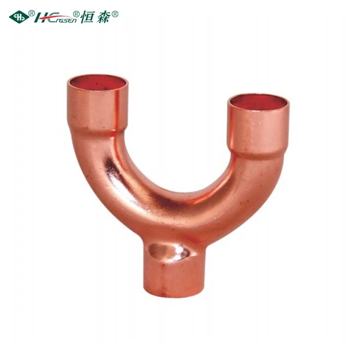 Y-shaped Triple Socket Tee